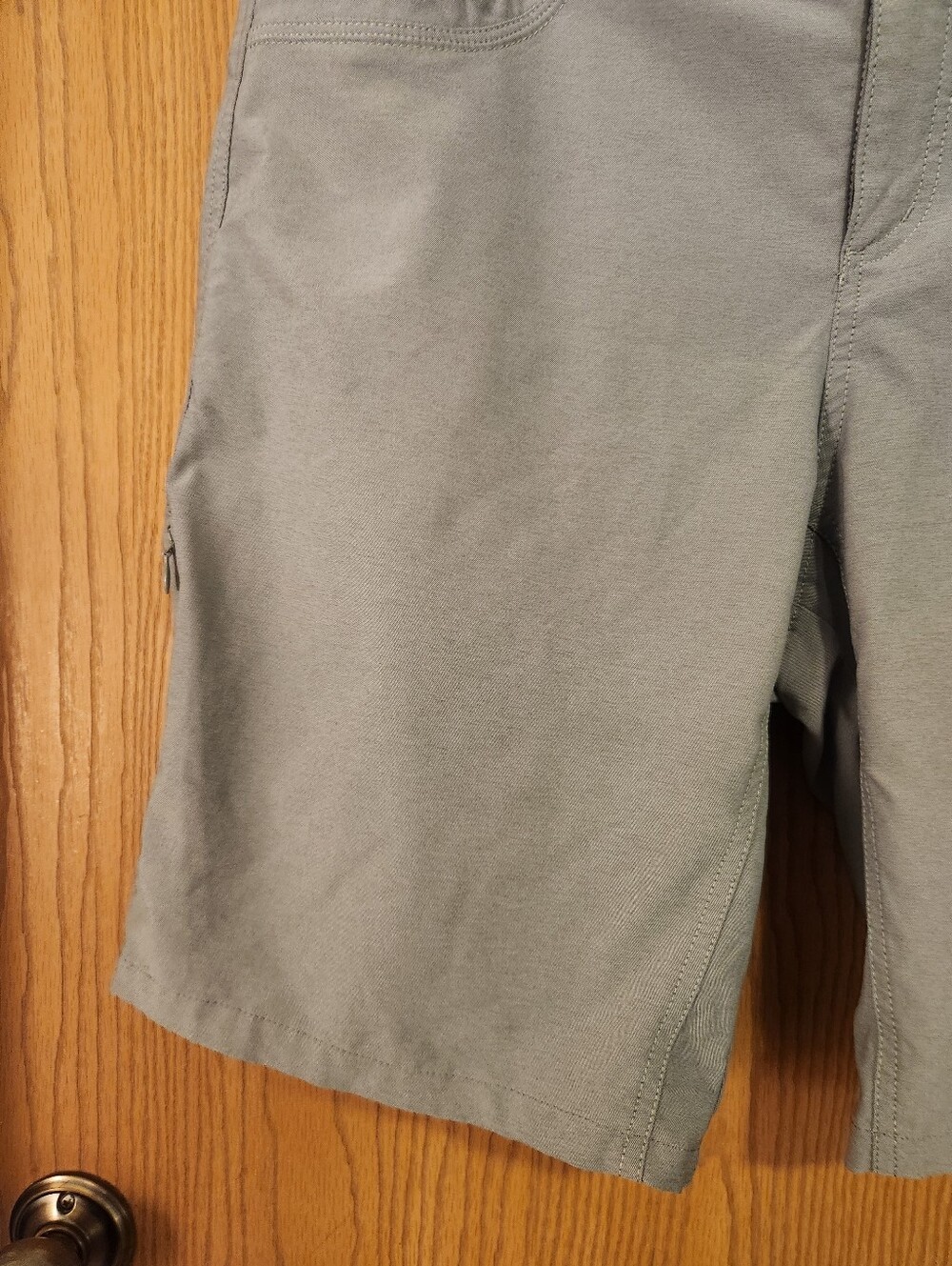 Kuhl Hiking Shorts Women's Sz 14 Gray Trekr Outdoor Camping Fishing 10” Inseam - Picture 3 of 16